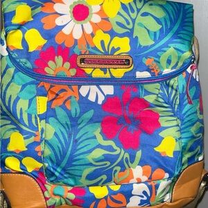 Lily Bloom Stash Flap Mini Backpack Floral